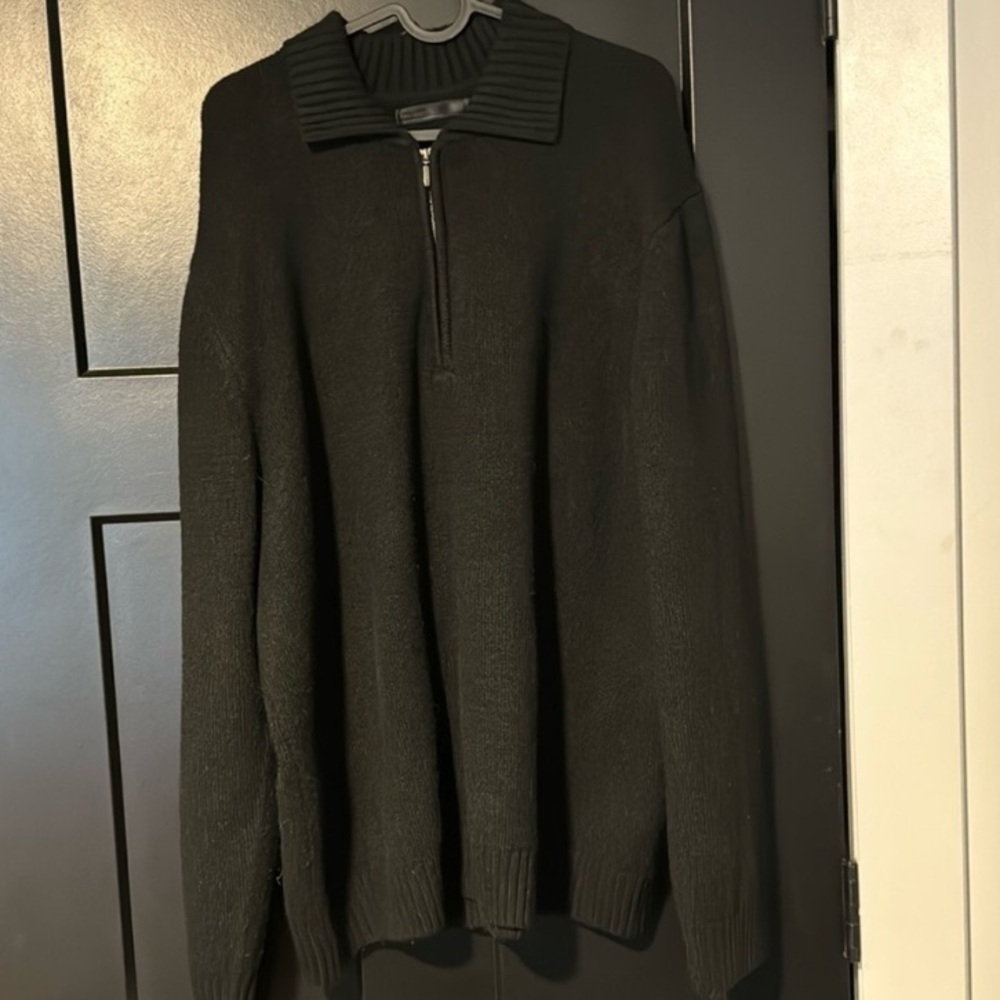 Mens Oak N Fort Quarter Zip Sweater